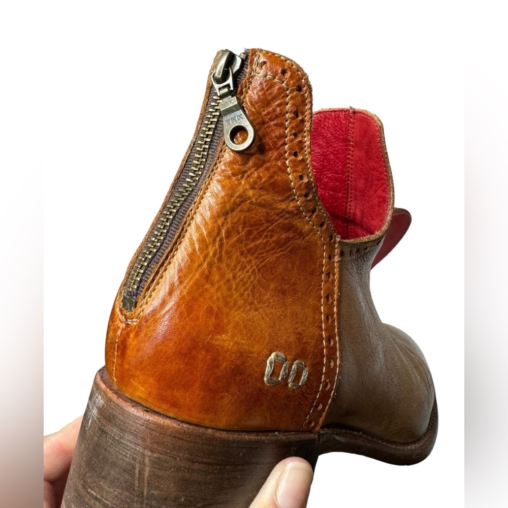 BedStu | Dorella Ankle Boots in Tan Leather 11 - Picture 5 of 12